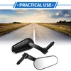 REPAIROCK 1 Set Motorcycle Rear View Mirrors Bar End Side