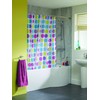 Croydex Shower Curtain, Textured Dot, 1800 x 1800mm