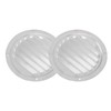 2PCS Round Louvered Air Vent Stainless Steel Marine Grade Rainproof