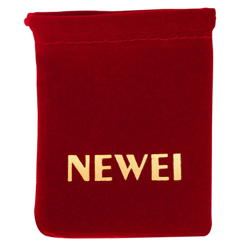 NEWEI - arete de gallina de acrílico con diseño floral