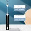 Electric Egg Beater Portable Multi Gears Milk Frother Rechargeable Kitchen