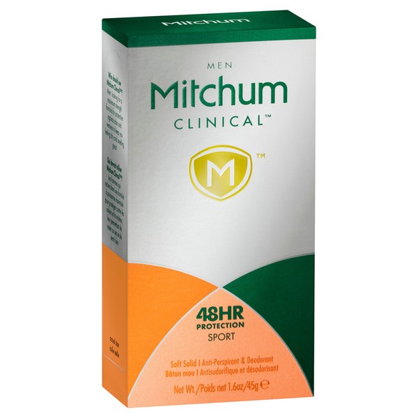 Mitchum Clinical Men's 48-Hour Sport Anti-Perspirant & Deodorant Gel 45g