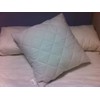 The Bettersleep Company Continental Square Euro Pillow Protector Pair 65cm x 65cm (26") Luxury Hotel Quality Cotton Percale with Zip Closure