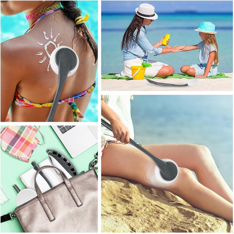 Lotion Applicator for Back, 20.5'' Replaceable Back Lotion Applicator, Easy