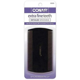 Conair Styling Essentials Extra Fine Tooth Comb 1 ea (Pack of 3)