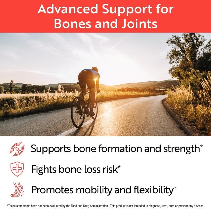 Osteo Plus 4-in-1 Comprehensive Bone Support Supplement - Calcium with