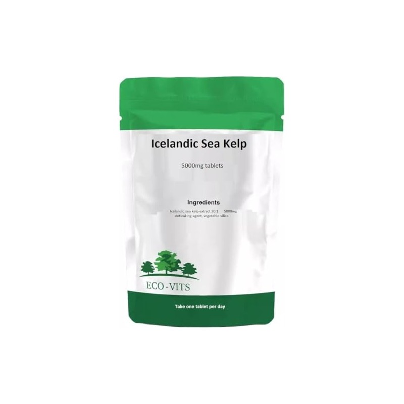 HIGH Strength Icelandic SEA KELP 5000mg 30 Tablets