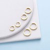 Gold Hoop Earrings for Women Men, Sterling Silver Small Cartilage