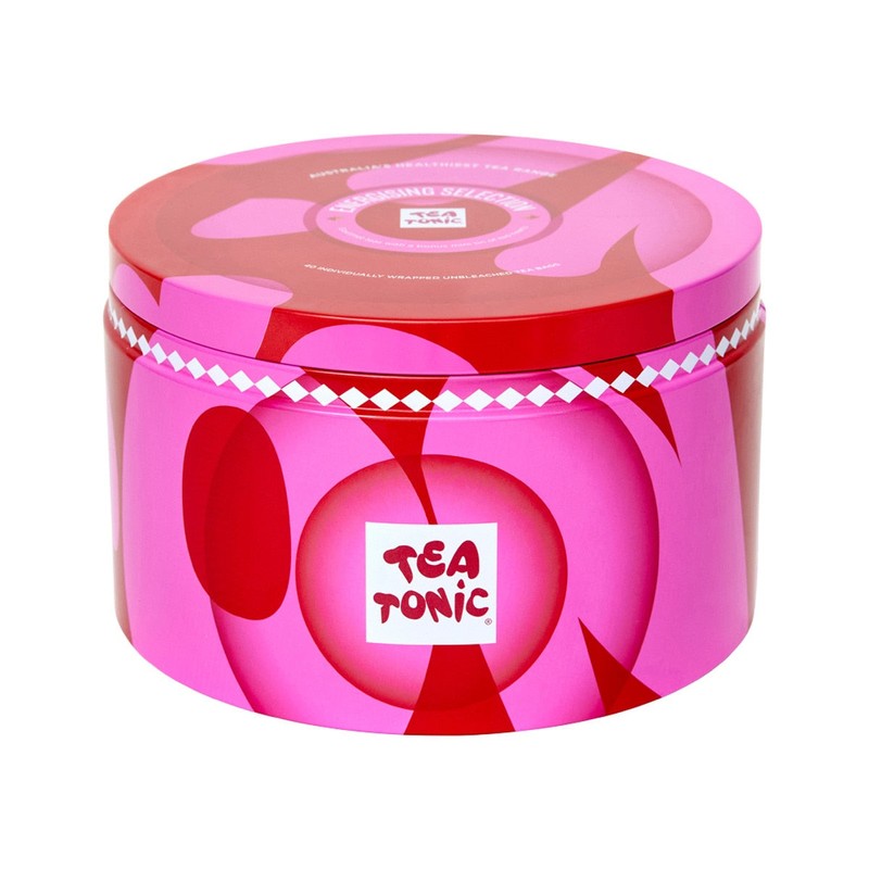 Tea Tonic Energising Selection Round Tin X 40 Tea Bags