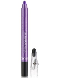 Purple Eyeshadow Stick - Metal Shimmer Crayon with Dark Color, Mermaid Glitter and Pearlescent Eyeliner - Ideal Makeup Gift for Women