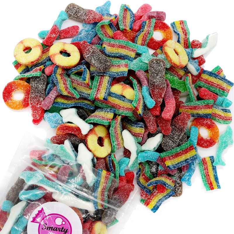 Smarty Stop Assorted sour Mix Gummy candies (1 Pound (Pack