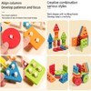 ENIKMOSD Montessori Toy from 1 Year, Wooden Toy from 2