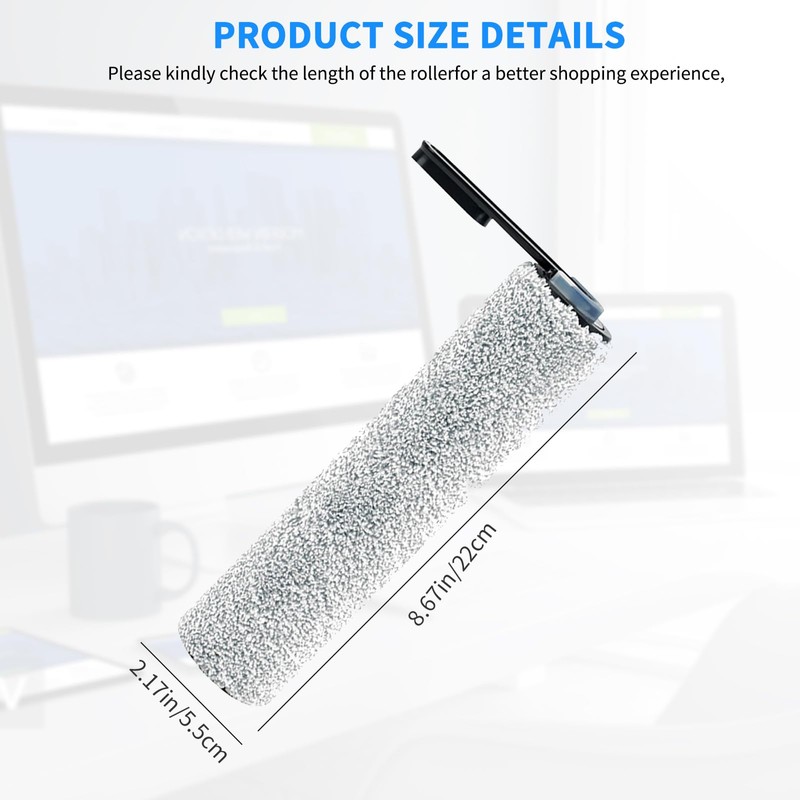 MULTIM Cordless Wet and Dry Vacuum Cleaner Roller Brush Compatible