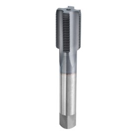sourcing map M22x1.5 Metric Thread Tap 6542 Cobalt High-Speed Steel TiCN Coated Plug Tap Right Hand Straight Flutes Screw Threading Hand Tap