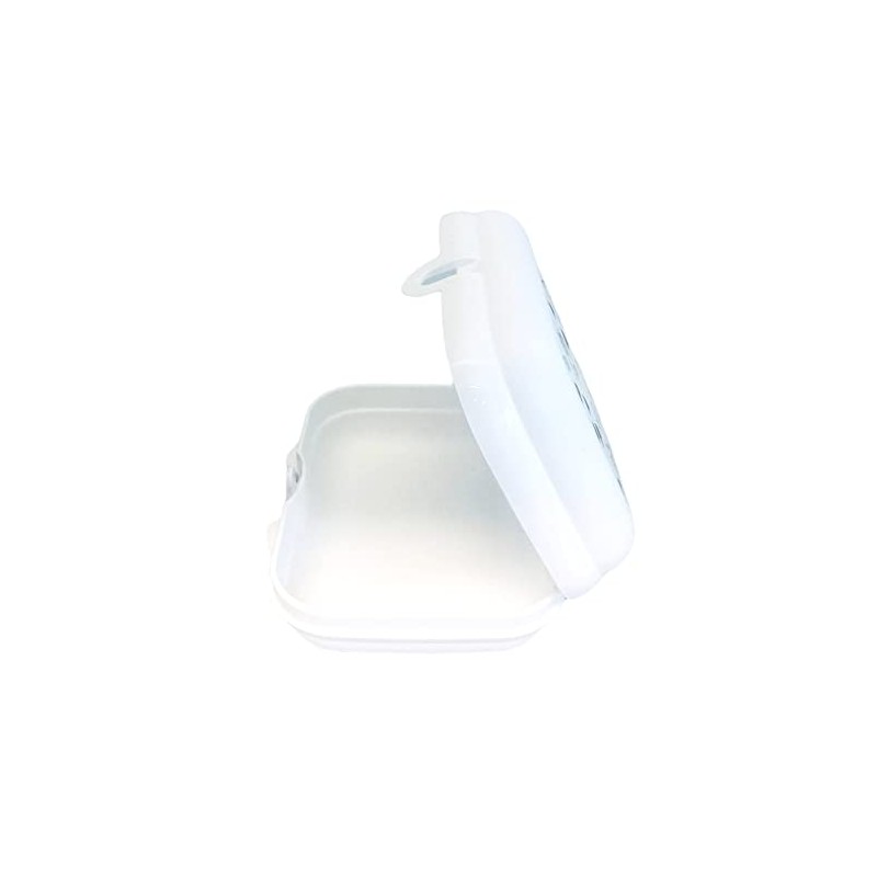 Tupperware To Go Twin White Love Kiss Lunch Box Sandwich