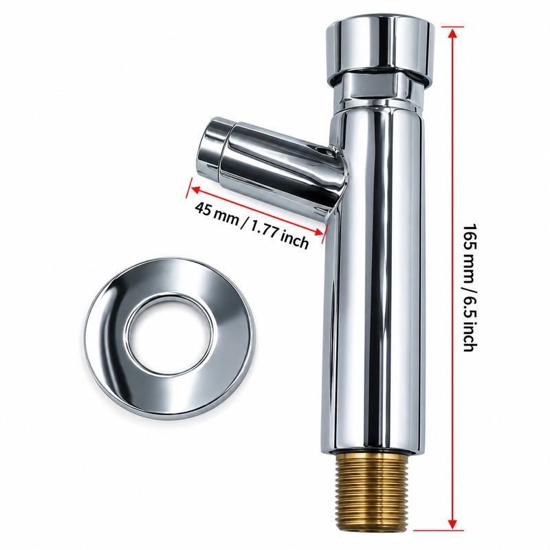 G1/2 BSPP Self-Closing Basin Faucet for 32–35mm Mounting Holes –