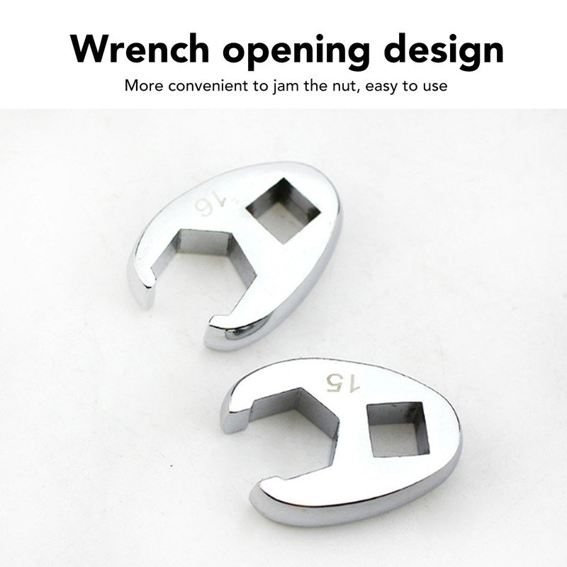 10pcs Crows Foot Wrench Set 10mm to 22mm Sizes Metric