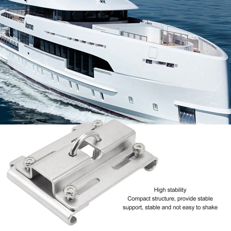 Rail Mount Anchor Bracket Marine Grade Stainless Steel Vertical Mount