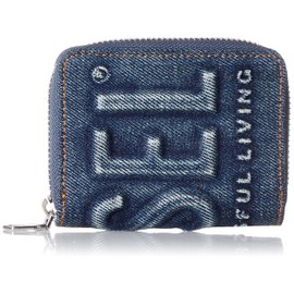 Diesel X09454P5185 Men's Denim Key Case, indigo blue