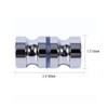 YIDELAI-Glass Door Handle, 2.4 inch Aluminum Alloy Single Hole Handle,