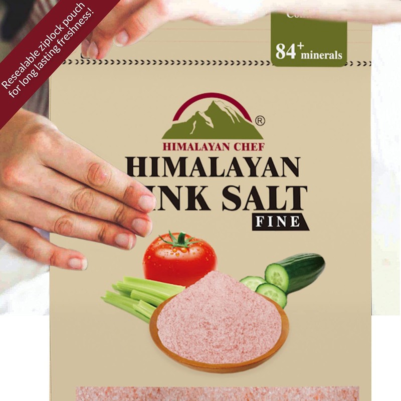 Himalayan Chef Pink Himalayan Salt, Fine Grain - 6 lbs