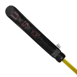 Golf Alignment Stick Cover Premium Leather Perfect Cover for Alignment Sticks Classic USA Design Alignment Sticks Holder Golf Club Protector Holds 2 Sticks