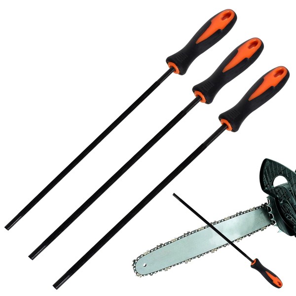 Chainsaw File,Chainsaw Sharpener Chain,Sharpening Round Files,Chainsaw Chain Sharpening File,Round Chainsaw