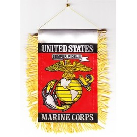 Marines - Window Hanging Flags