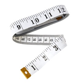 NAHANCO 60” Measuring Tape for Sewing, White