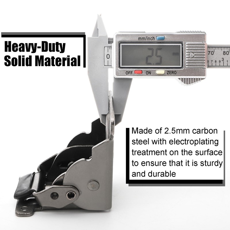 WUWEOT 8 Pack Table Leg Folding Brackets, Self-Locking Hinge Hardware