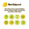 1000pcs Lemon Inspirational Motivational Stickers,Thank You Lemon Stickers,for Small Business