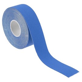 PATIKIL - Cinta aérea de 16.5 pies x 1 pulgadas, cinta adhesiva de agarre antideslizante, cinta deportiva para envolver ejercicios de gimnasia, color azul