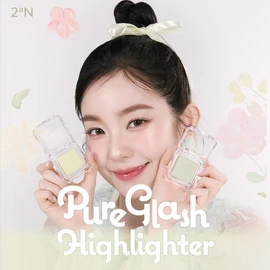 [2aN] Pure Glassy Highlighter Korean Cosmetics Highlight Shiny Beam (#BL01 Wave, Highlighter)