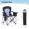 HIGH POINT SPORTS Oversized Camping Folding Chair, Heavy Duty Portable