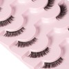 Half Lashes Natural False Eyelashes Wispy Lashes Strips Cat Eye