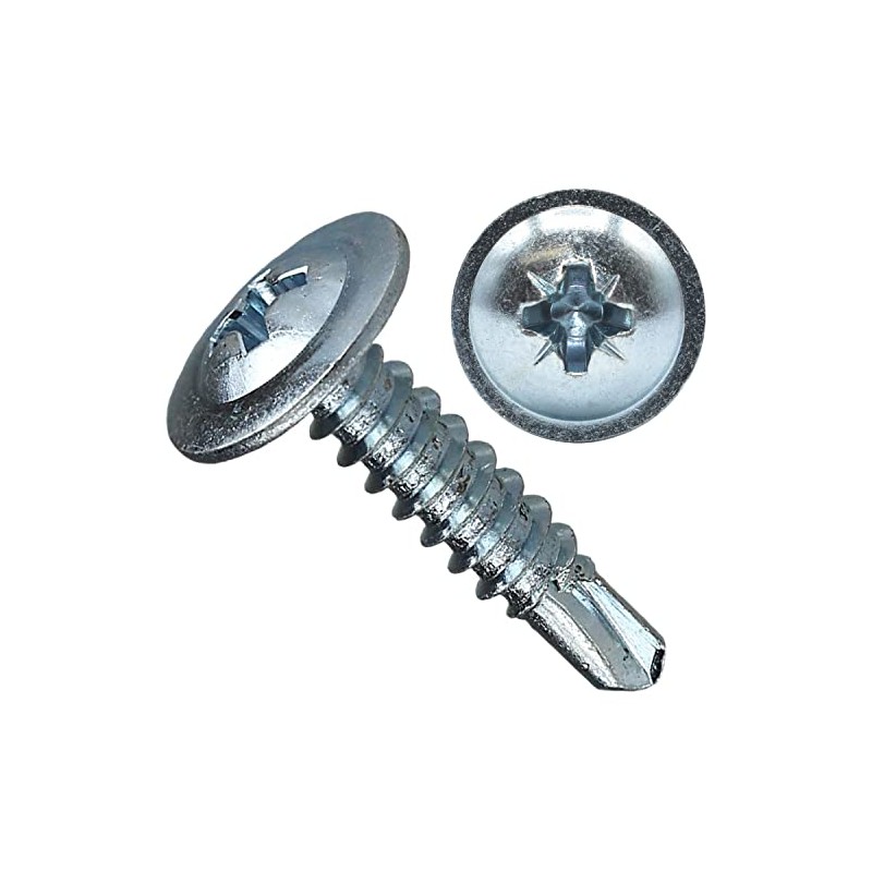 Pack of 100 x 4.2mm x 16mm Flange Wafer Head