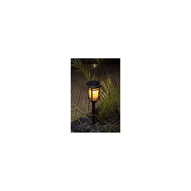 Galix Solar Garden Light with Flame Effect