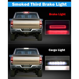 KanSmart Third Brake Light Compatible with 2009 2010 2012 2013 2014 2015 2016 2017 2018 Dodge Ram 1500 3rd Brake Light Ram 2500 3500 Third Brake Light LED Cab Cargo Tail Lights