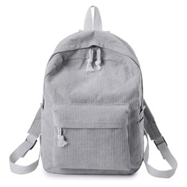 Lightweight Backpack Women's for School Girls Daypack Backpack Women's Cord City Backpack Teenager Leisure School Backpack for Daypack University Travel Picnic, gray
