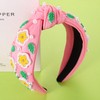 NVENF Flower Headbands for Women Beaded Pink Floral Headbands Rhienstone