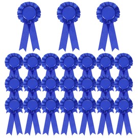 PATIKIL 60 Pcs Award Ribbons, 1st, 2nd, 3rd Place Winner Recognition Ribbon Blank Prize Ribbons Participation Medal Ribbons for Competition Sports Event, Blue