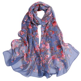 FAIRYGATE Seidenschal Damen Halstücher Damen Tuch Kopftuch Halstuch Schal Damen-Schal Tücher Damen Stola A4407