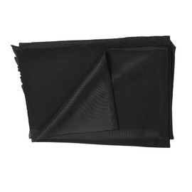 Speaker Grill Cloth, Breathable and Waterproof, Fabric Dustproof Cloth, Soft Comfortable, for Home Speakers Stereo Box, 140 x 91cm, (White, Black, Grey) (Black)