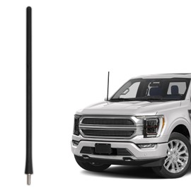 LQYLMY Short Rubber Antenna Compatible with Ford F-150 Bronco, 13" Car Wash Proof Flexible Durable Rubber Aerial Antenna, Pickup Truck Radio Antenna Mast Replace# MCPZ-18813-A AL3Z-18813-A