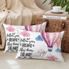 Zovinex Oblong Cushion Cover Farmhouse 2 Pack 12x20 Inch Soft