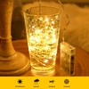 HXWEIYE 50LEDs Photo String Light, Warm White 16.4Ft Battery Powered