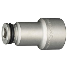 TONE HP4NV-33L Long Socket for Impact: 0.5 inches (12.7 mm) (1/2 mm), 2 Sides Width 1.3 inches (33 mm)