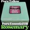 Unbranded Bar Soap, Beef Tallow, Rosemary Essential Oil, Handcrafted, All