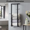 Towel Rack for Rolled Towels, Towel Rack for Bathroom,Wall Mounted
