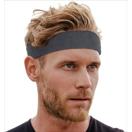 Running Headbands for Men and Women - Athletic Sweatband - Terry Cloth Bands for Basketball, Tennis, Football, Gym, Running, Cosplay & Costumes